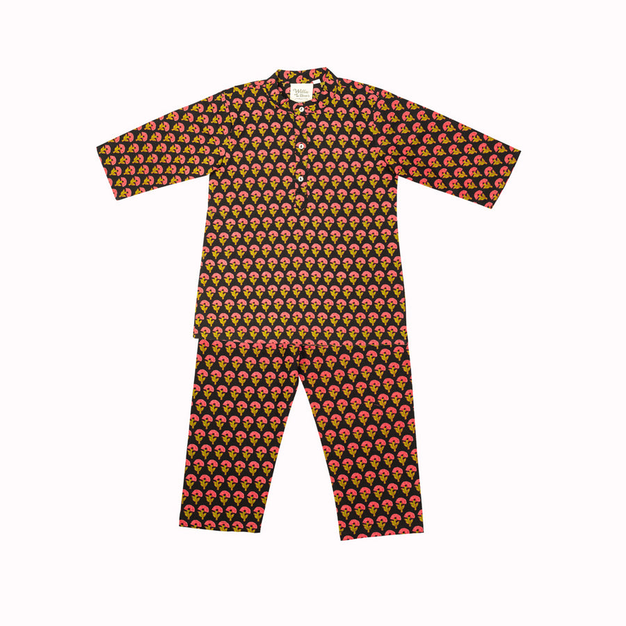 Children's Block-printed Pyjamas