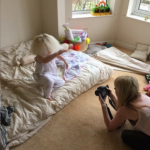 BEHIND THE SCENES AT OUR PHOTOSHOOT