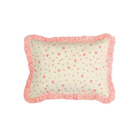 Muslin Ruffle Midi Pillow