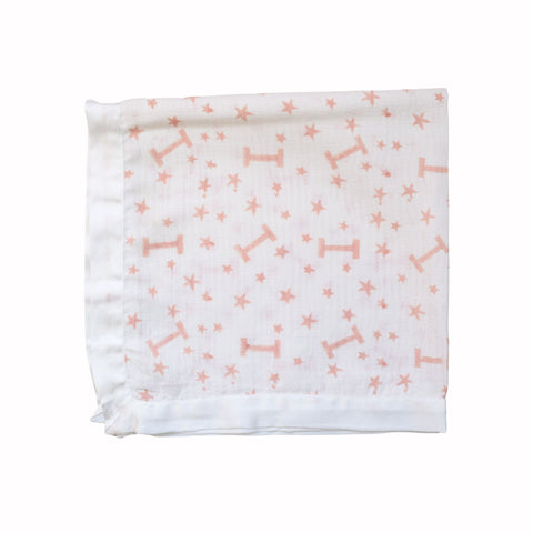 Pink Monogram Muslin