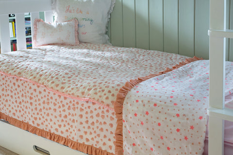 Muslin Ruffle Blanket - Single