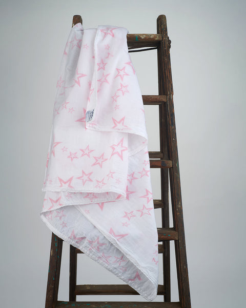 Pink Supersize Muslin Square