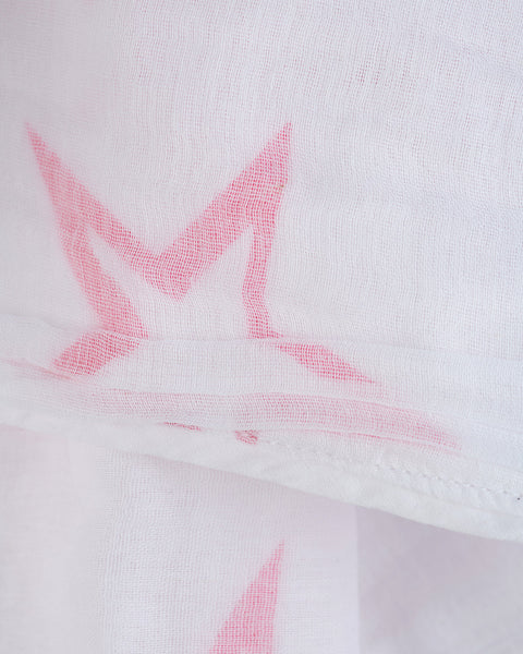 Pink Supersize Muslin Square