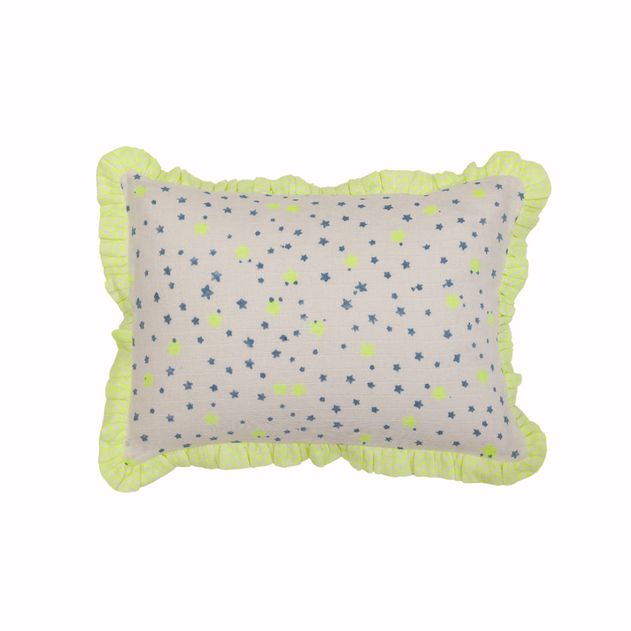 Muslin Ruffle Midi Pillow