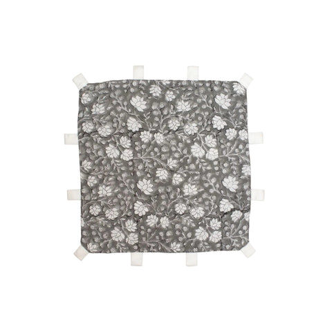 Charcoal Satin Tabbed Comforters