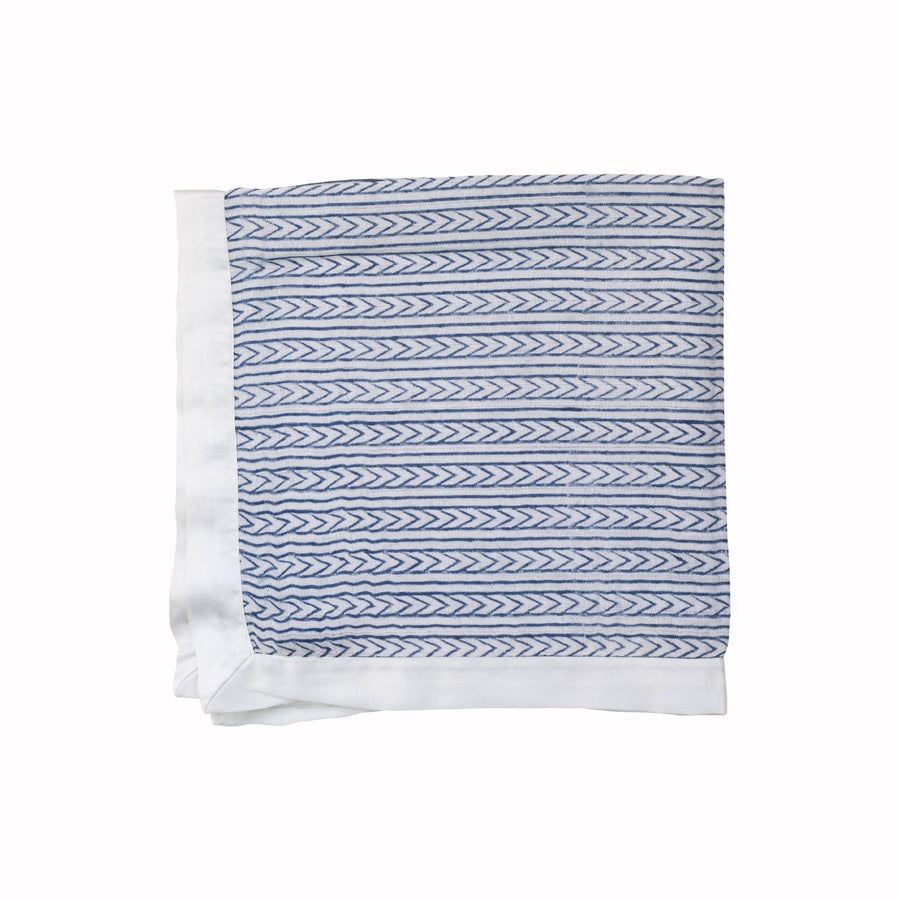 Indigo Chevron Muslin