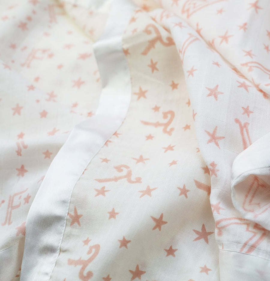 Pink Monogram Muslin