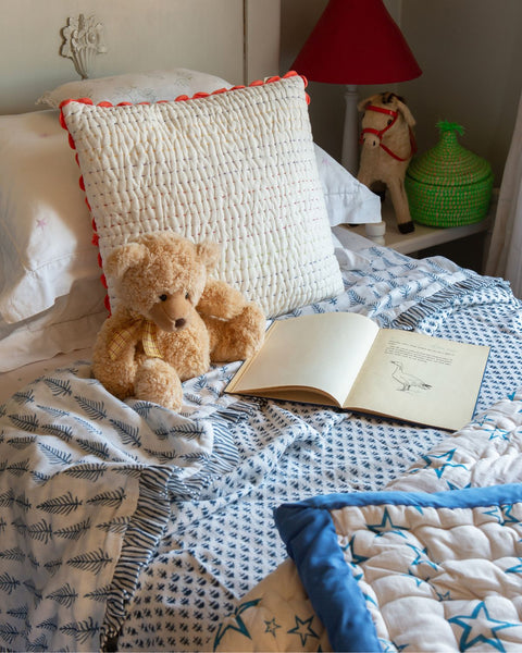 Muslin Ruffle Blanket - Single