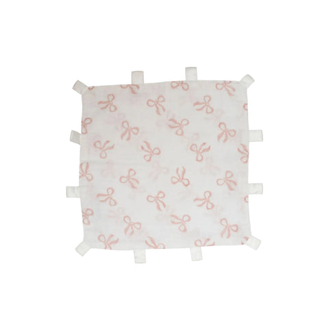 Pink Satin Tabbed Comforters