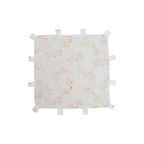 Pink Satin Tabbed Comforters