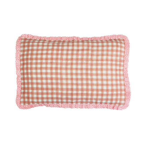 Muslin Ruffle Standard Pillowcase