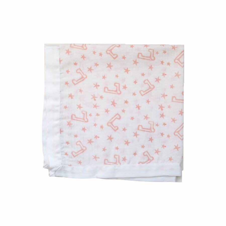 Pink Monogram Muslin