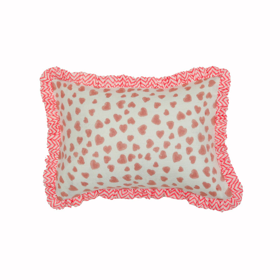 Muslin Ruffle Midi Pillow