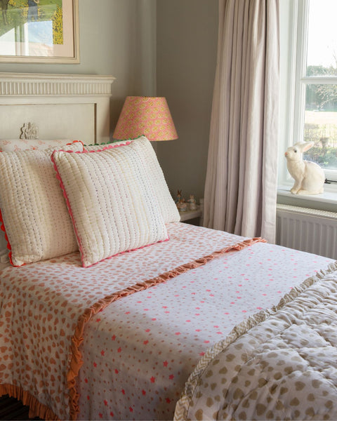 Muslin Ruffle Blanket - Single