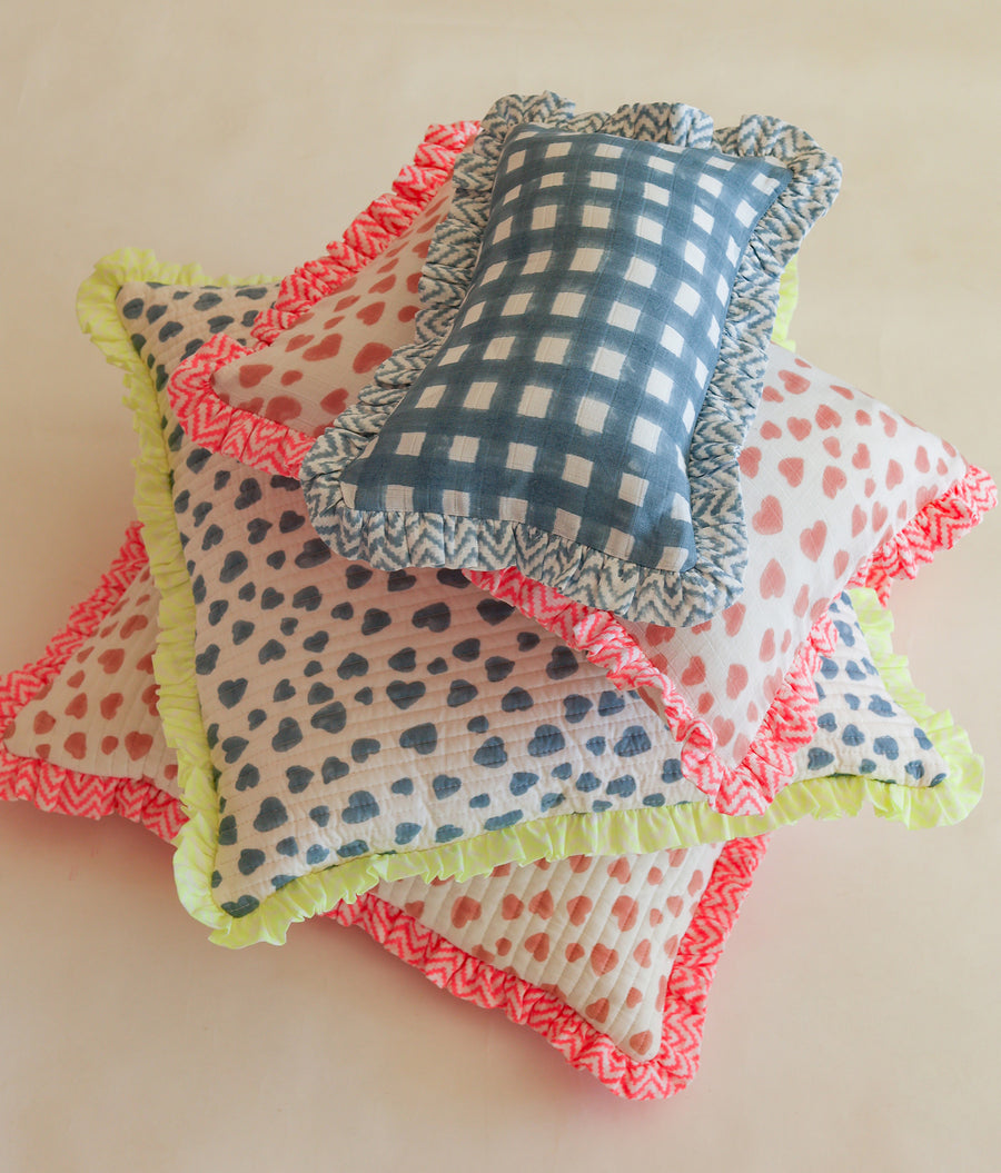 Square Ruffle Cushion