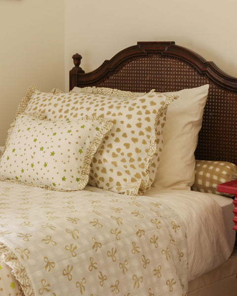 Muslin Ruffle Standard Pillowcase