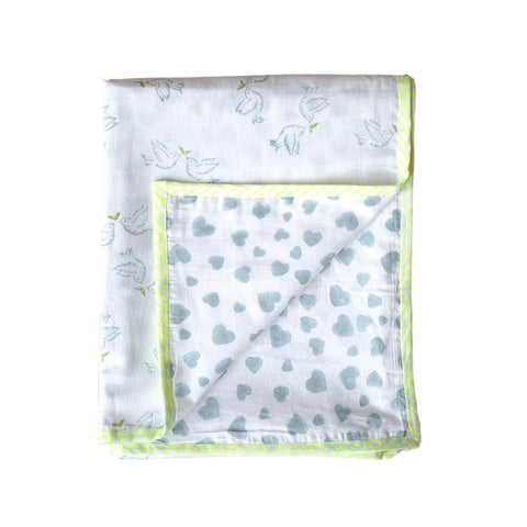 Cotton Dohar Baby Blanket