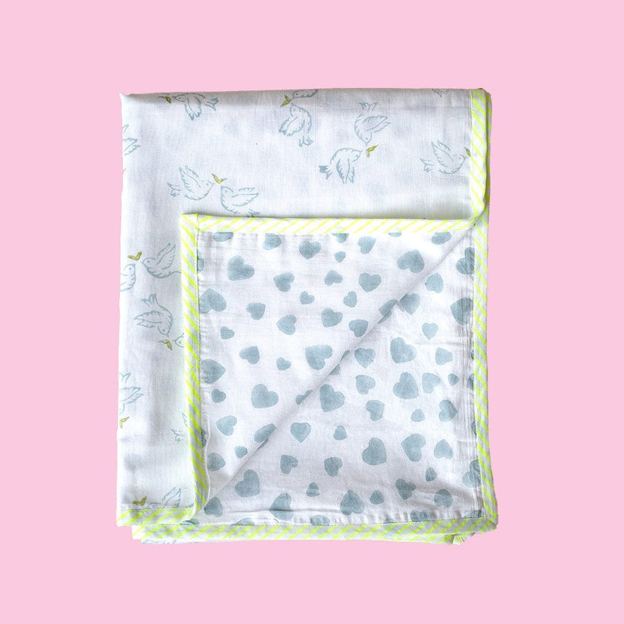 Cotton Dohar Baby Blanket