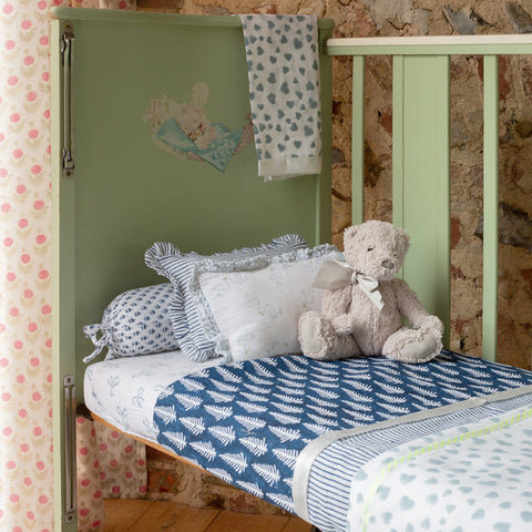 Muslin Ruffle Mini Pillow