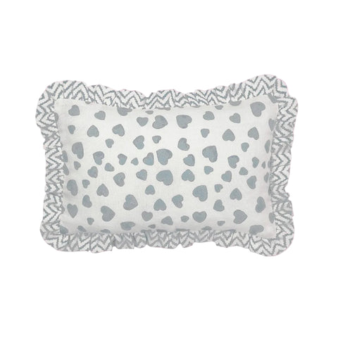 Muslin Ruffle Mini Pillow