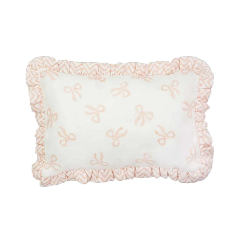 Muslin Ruffle Mini Pillow