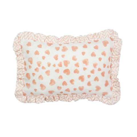 Muslin Ruffle Mini Pillow