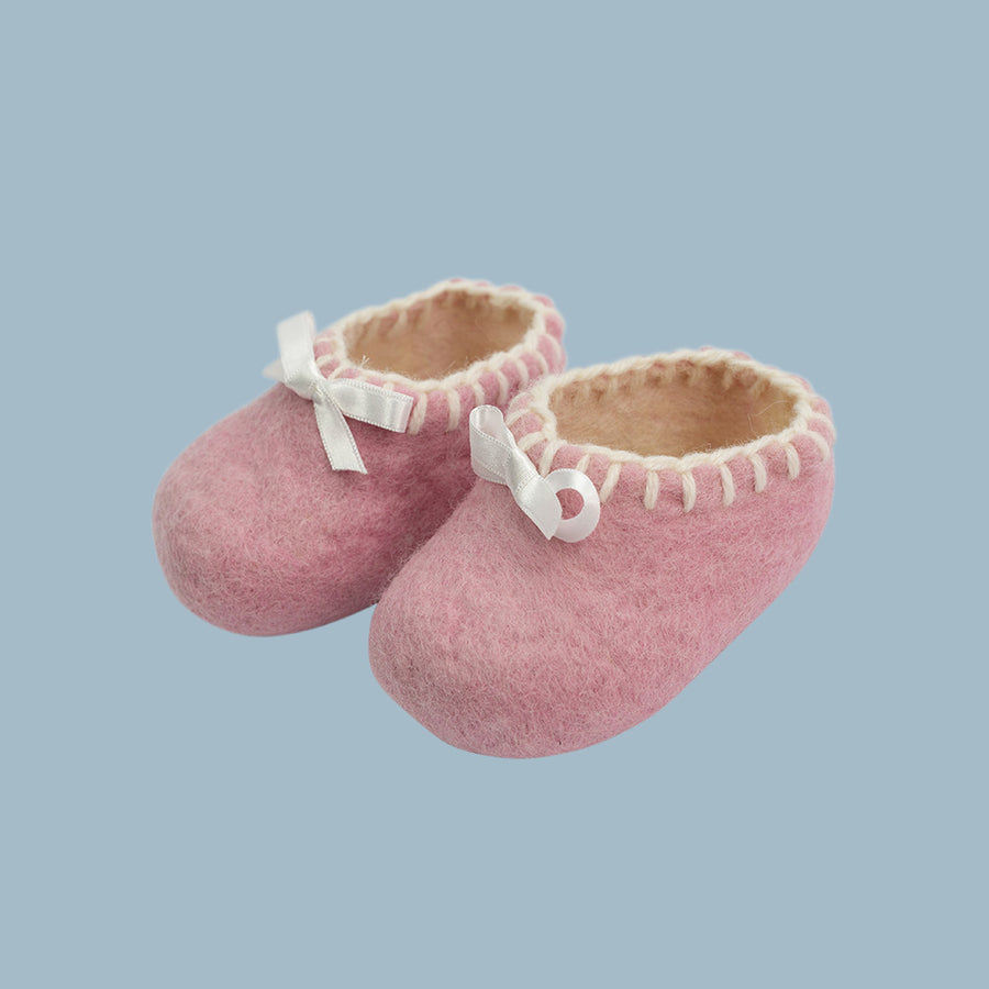 Handmade Wool Baby Slippers