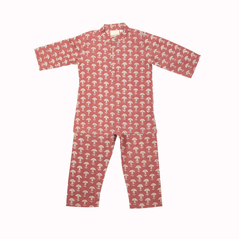 Children's Block-printed Pyjamas
