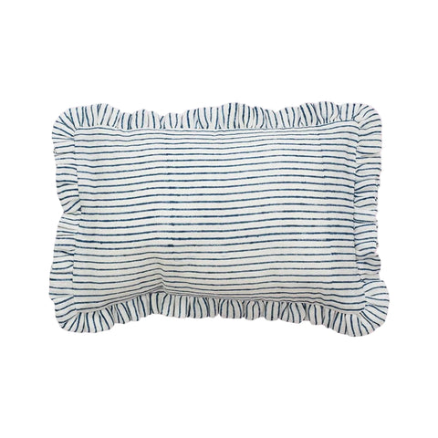Muslin Ruffle Mini Pillow