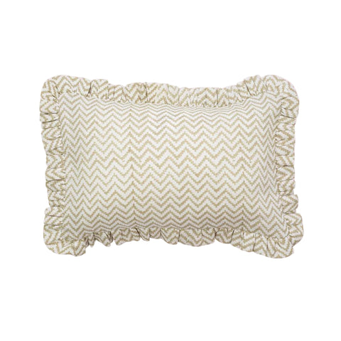 Muslin Ruffle Mini Pillow