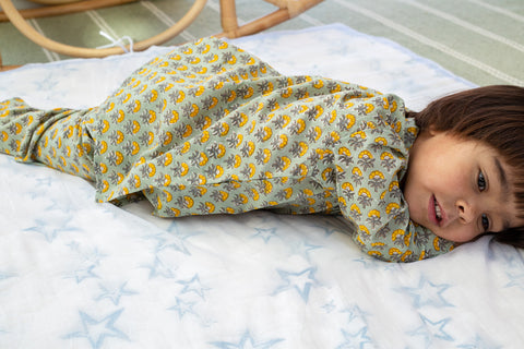 Children's Block-printed Pyjamas