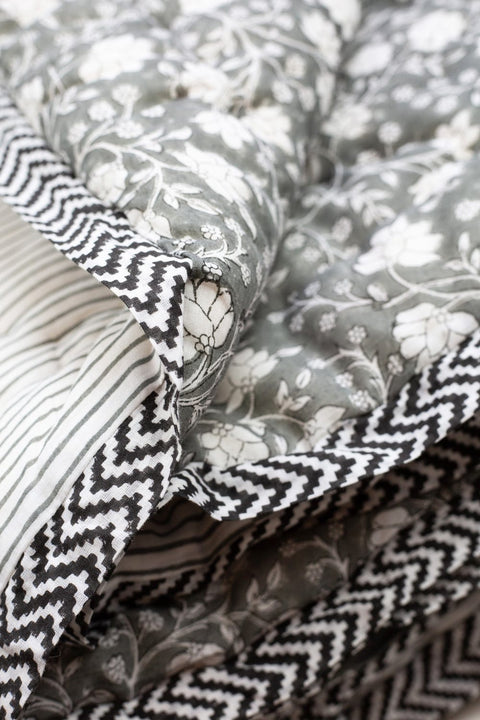Charcoal Cot Quilt