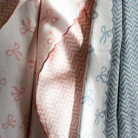 Scalloped Dohar Baby Blanket