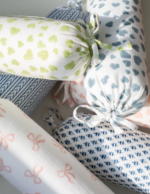 Pink Bolster Pillows